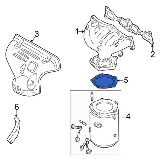 Mazda OE - Rear Catalytic Converter Gasket