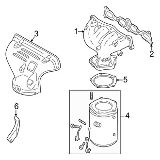Mazda OE - Exhaust System - Manifold (1.6L)