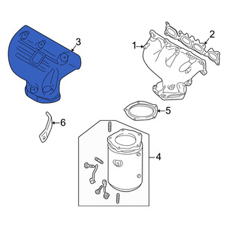 Mazda OE - Exhaust Manifold Heat Shield