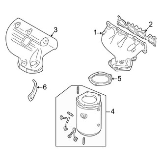 Mazda OE - Exhaust System - Manifold