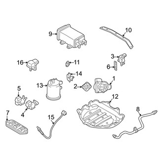 Mazda OE - Emission System - Emission Components