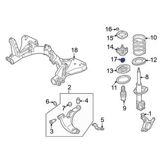 Mazda OE - Front Suspension Strut Bearing
