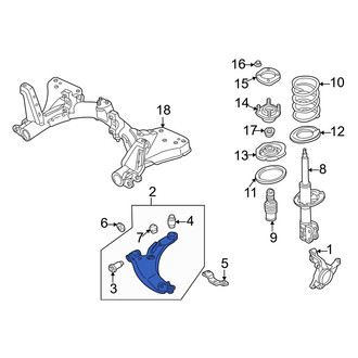 Mazda OE - Rear Forward Suspension Control Arm