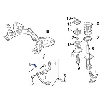 Mazda OE - Front Forward Suspension Control Arm Bushing