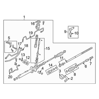 Mazda OE - Steering Gear & Linkage