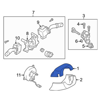 Mazda OE - Upper Steering Column Cover