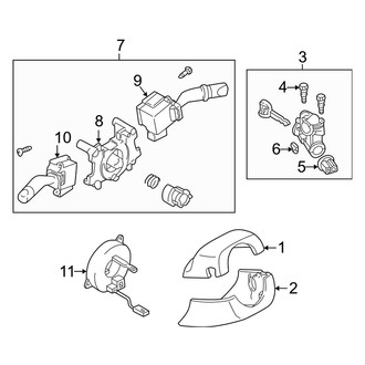Mazda OE - Steering Column - Shroud, Switches & Levers