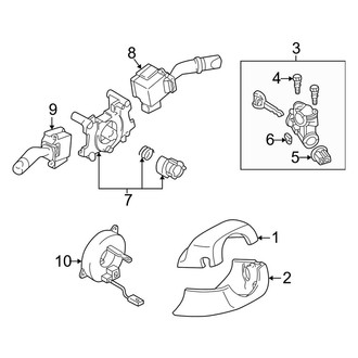Mazda OE - Steering Column - Shroud, Switches & Levers