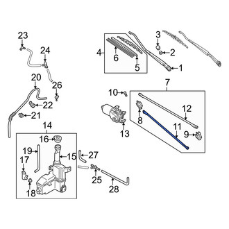 Mazda OE - Front Right Wiper Linkage