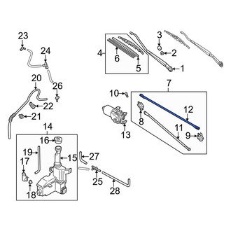 Mazda OE - Front Left Wiper Linkage