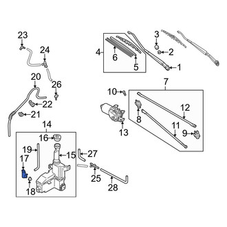 Mazda OE - Windshield Washer Pump