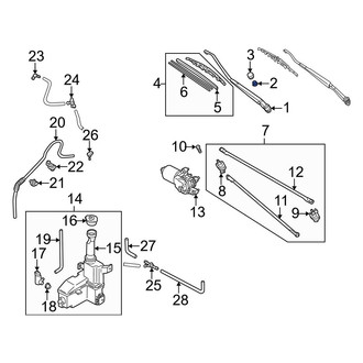 Mazda OE - Wiper Arm Nut