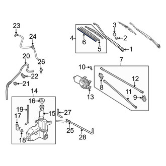 Mazda OE - Front Left Wiper Arm Lock Plate