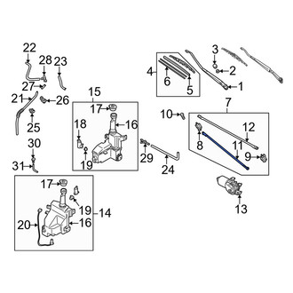 Mazda OE - Wiper Linkage