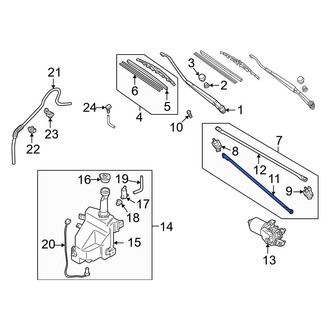 Mazda OE - Front Right Wiper Linkage