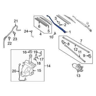 Mazda OE - Right Wiper Arm