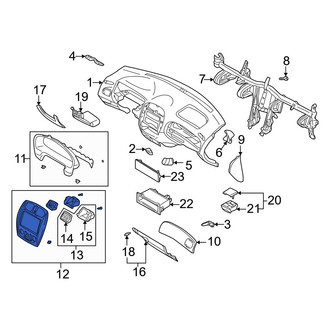 Mazda OE - Instrument Panel Trim Panel
