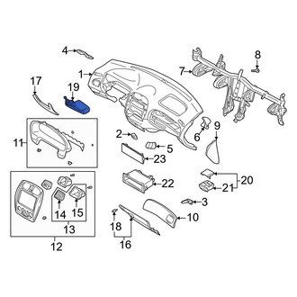 Mazda OE - Instrument Panel Cover