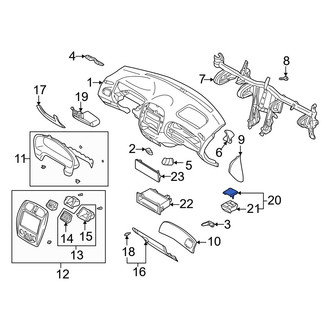 Mazda OE - Instrument Panel Ashtray