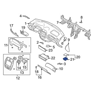 Mazda OE - Instrument Panel Ashtray