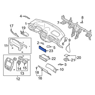Mazda OE - Instrument Panel Cover