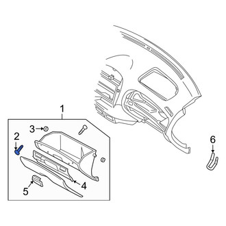 Mazda OE - Console Lock Screw