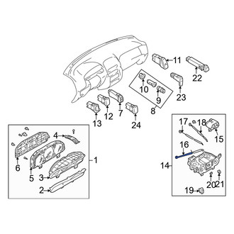 Mazda OE - HVAC Blower Control Cable