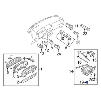 Mazda OE - HVAC Mode Control Knob