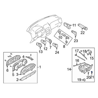Mazda OE - HVAC Blower Motor Control Knob