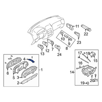 Mazda OE - Instrument Cluster Bracket