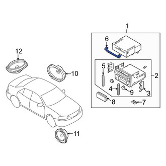 Mazda OE - Radio Bezel