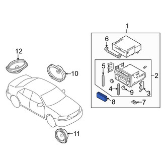 Mazda OE - Radio Control Unit