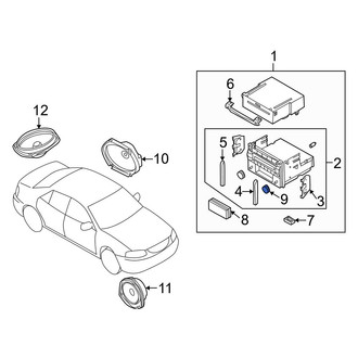 Mazda OE - Radio Knob