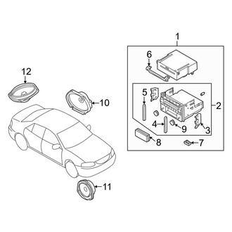 Mazda OE - Instrument Panel - Sound System