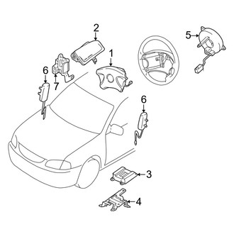 Mazda OE - Restraint Systems - Air Bag Components