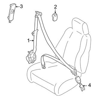 Mazda OE - Restraint Systems - Front Seat Belts
