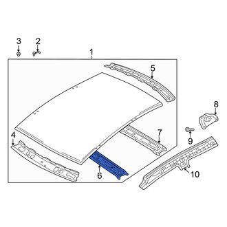 Mazda OE - Front Roof Bow