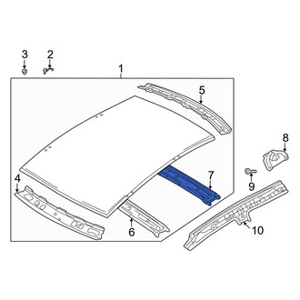 Mazda OE - Rear Roof Bow