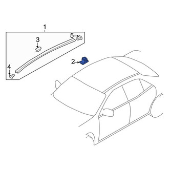 Mazda OE - Roof Molding Clip
