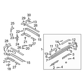 Mazda OE - Roof - Luggage Carrier (W/O Sunroof)