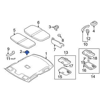 Mazda OE - Body C-Pillar Trim Panel Clip