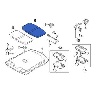 Mazda OE - Rear Roof Insulator