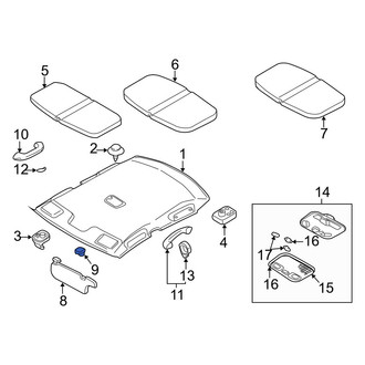Mazda OE - Sun Visor Holder