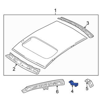 Mazda OE - Front Left Sunroof Frame Bracket