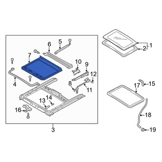 Mazda OE - Sunroof Cover