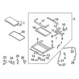Mazda OE - Roof - Sunroof (With Sunroof)