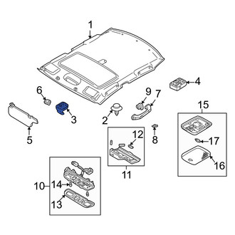Mazda OE - Sun Visor Holder