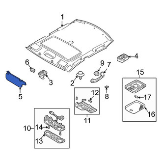 Mazda OE - Left Sun Visor