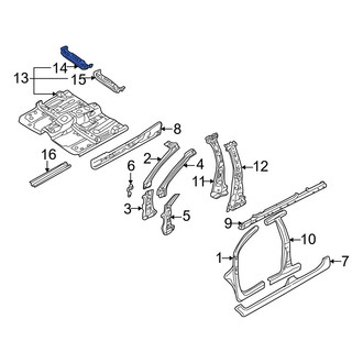Mazda OE - Front Right Floor Pan Crossmember