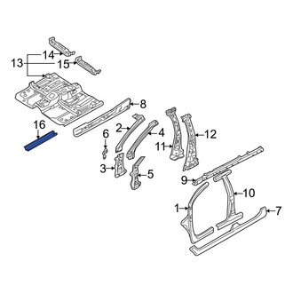 Mazda OE - Floor Side Rail